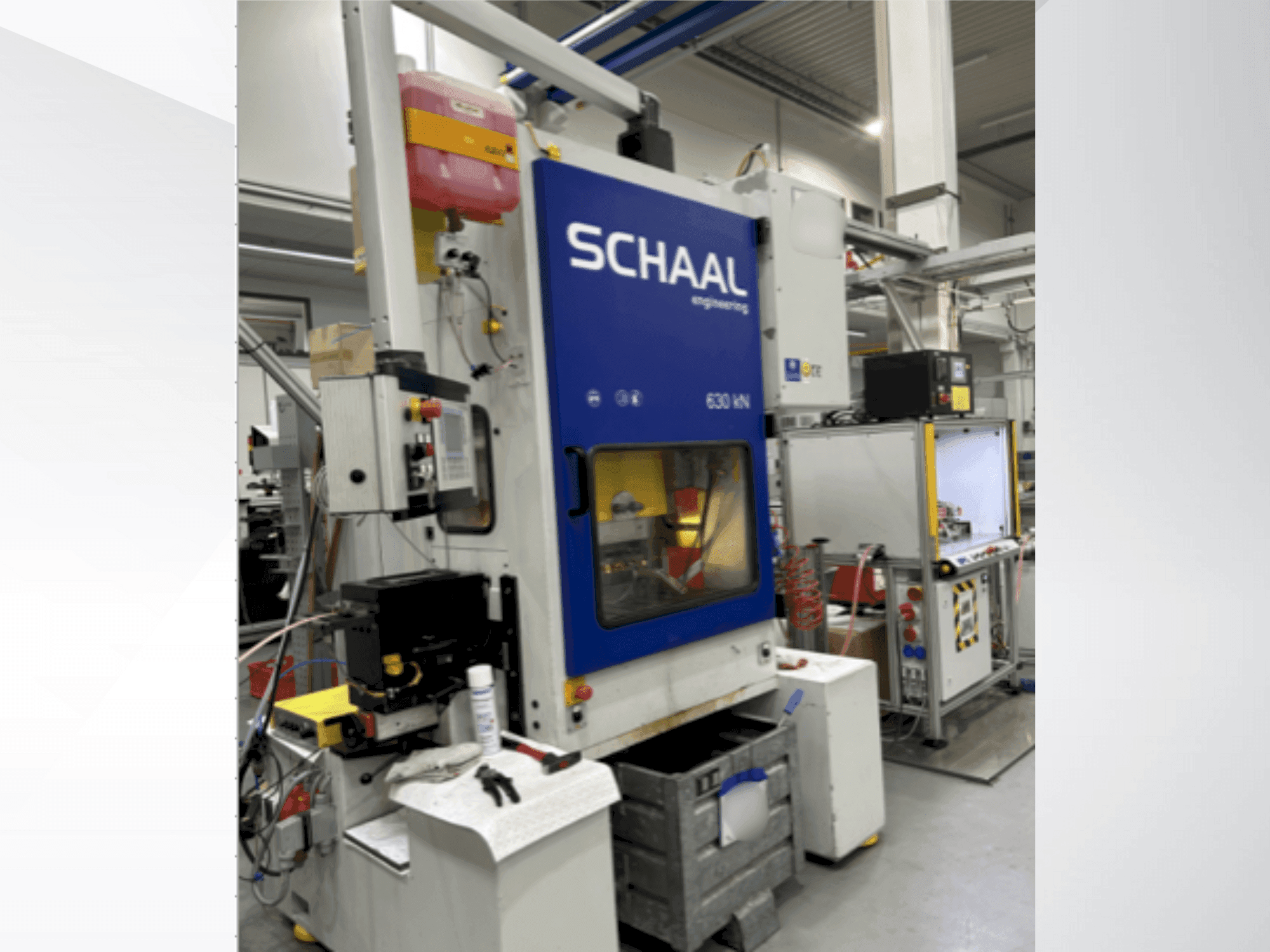 Вид станка SCHAAL SEP63N  спереди