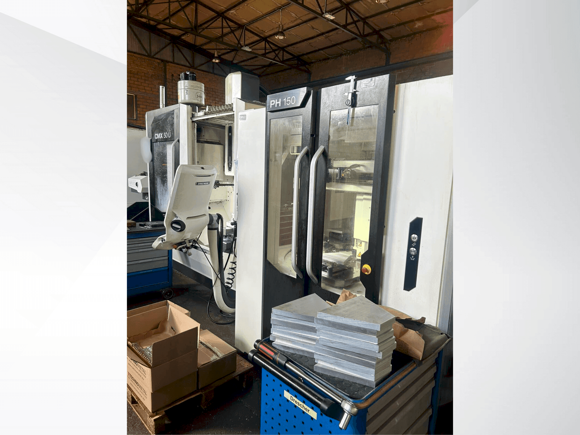 Вид станка DMG MORI CMX50U спереди
