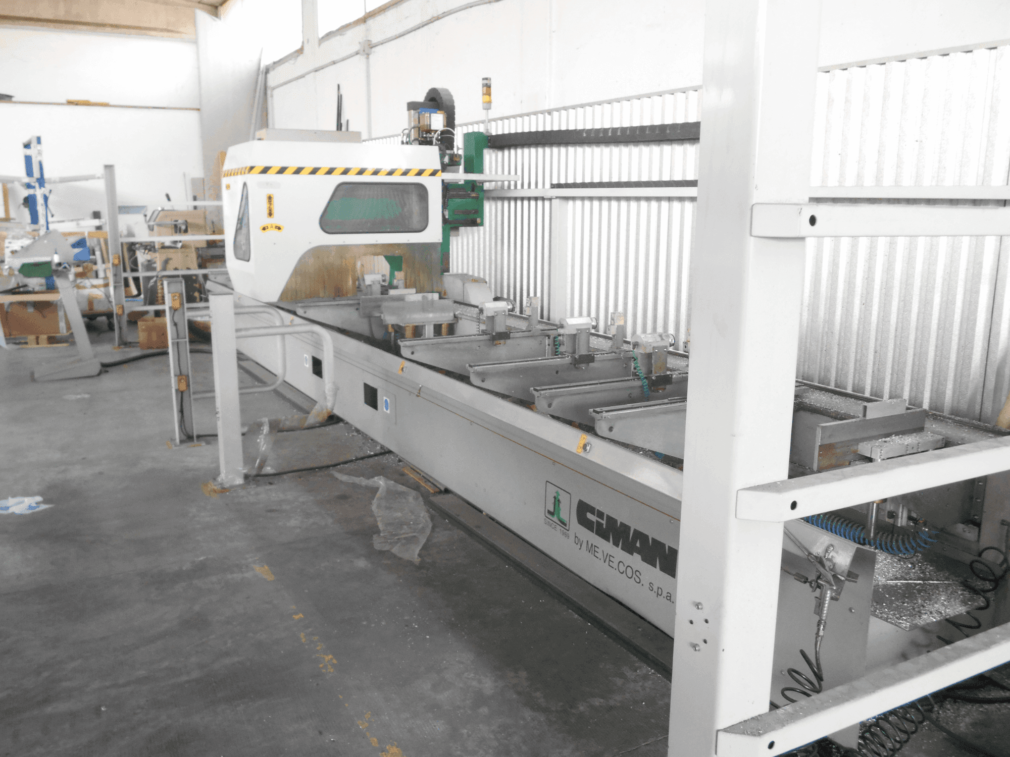 Вид станка CIMAN Mizak 6.7 twin  спереди