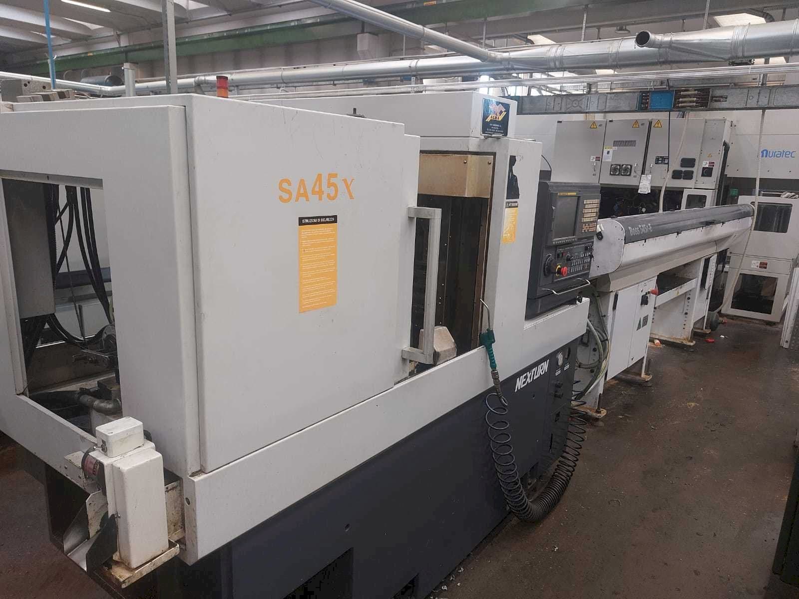 Вид  станка с Nexturn SA 45X  правой стороны