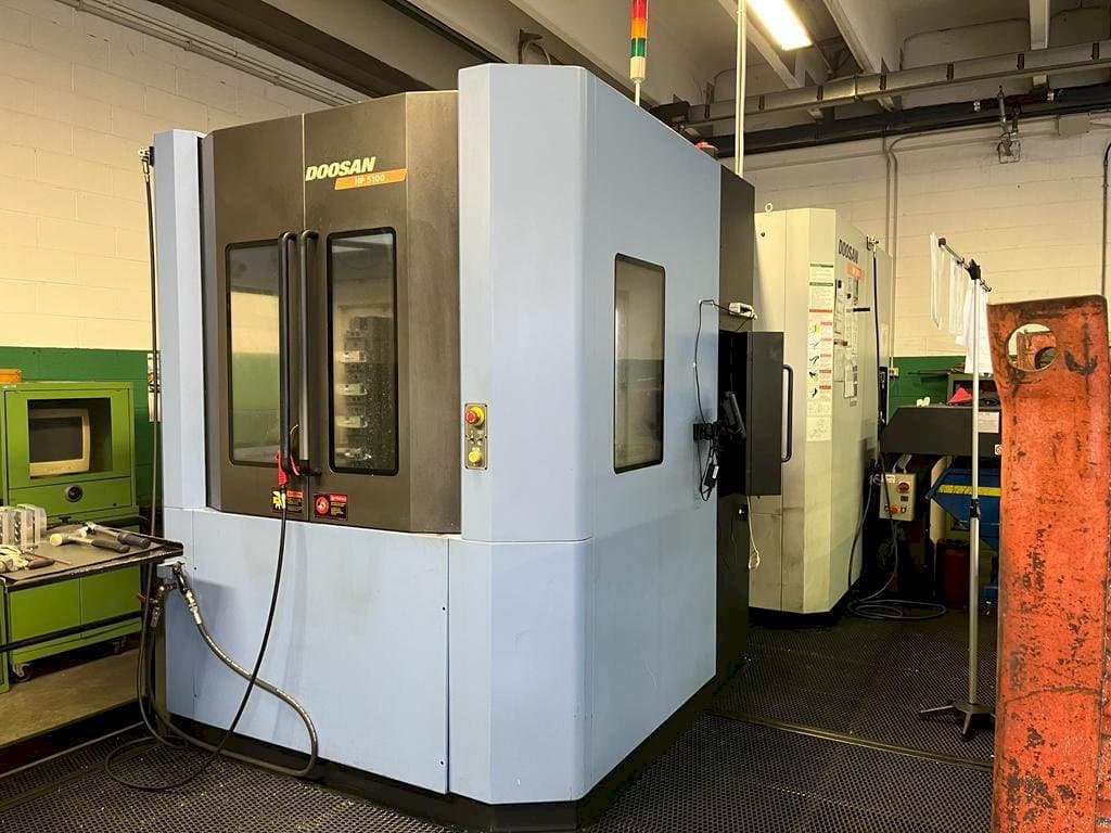 Вид  станка с Doosan HP5100  правой стороны