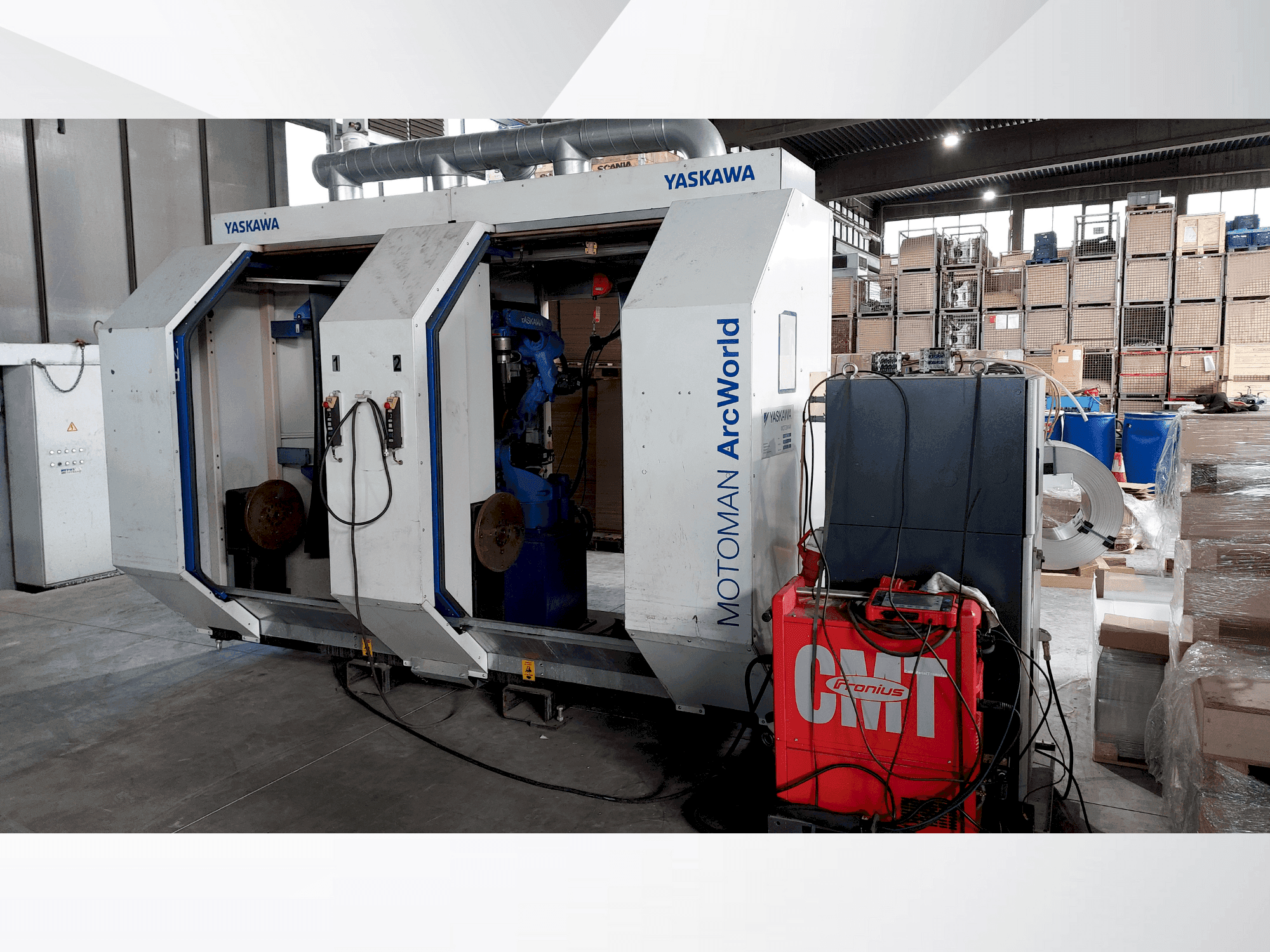 Вид станка Yaskawa Motoman ArcWorld  спереди