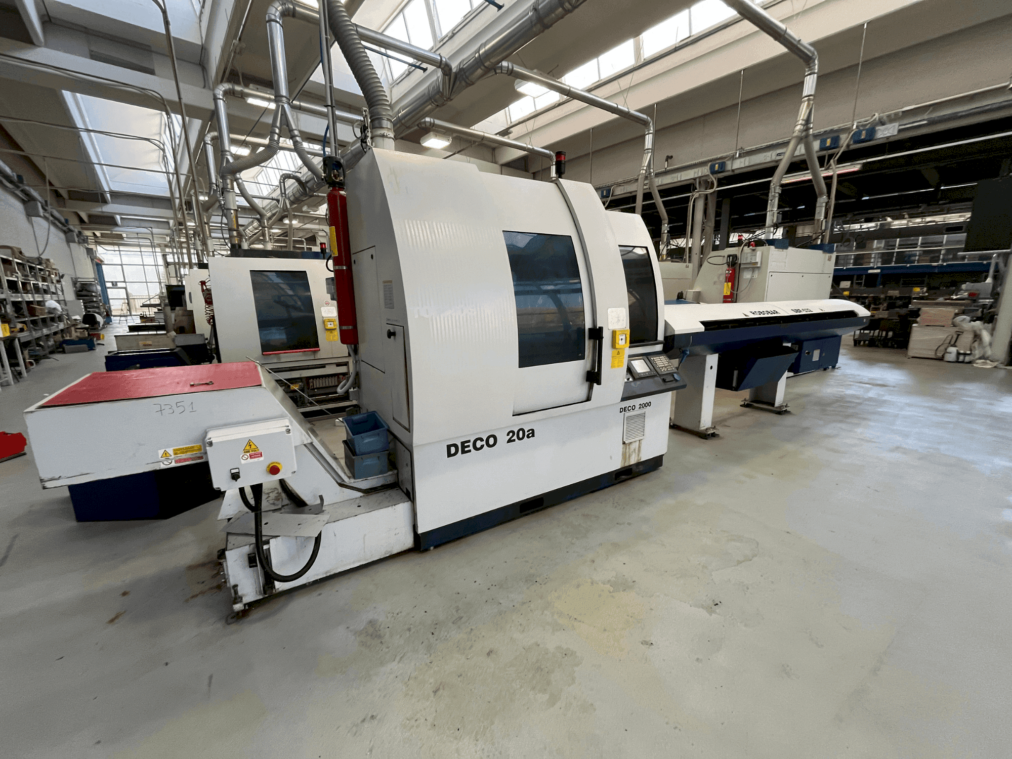 Вид станка TORNOS DECO 20A  спереди