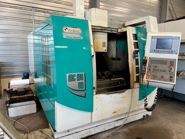 Вид станка с TRENS MC100VA правой стороны