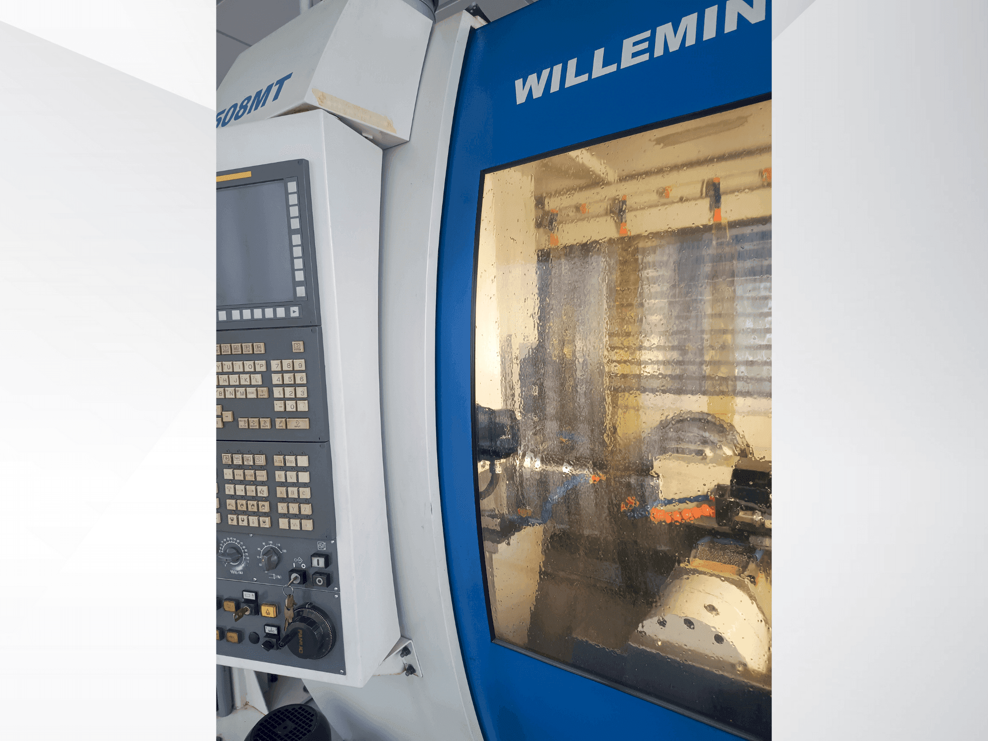 Вид станка WILLEMIN-MACODEL 508MT-195 спереди