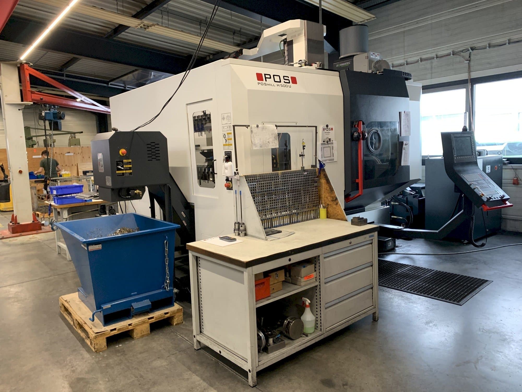 Вид станка POSmill H 500 U спереди