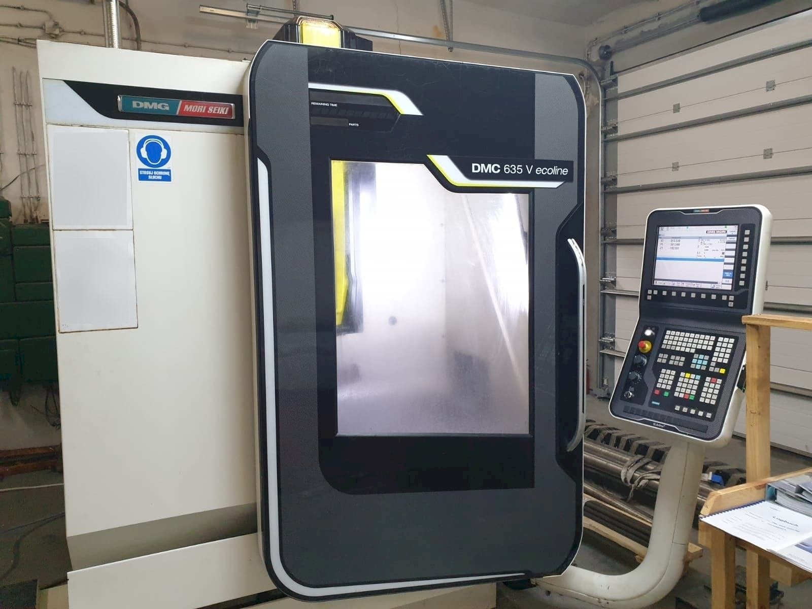 Вид станка DMG DMC 635 V ecoline спереди