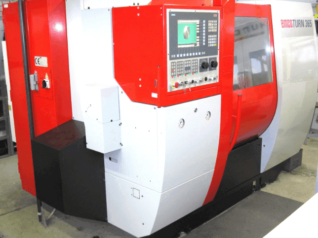 Вид станка EMCO turn 365 tcmy  спереди