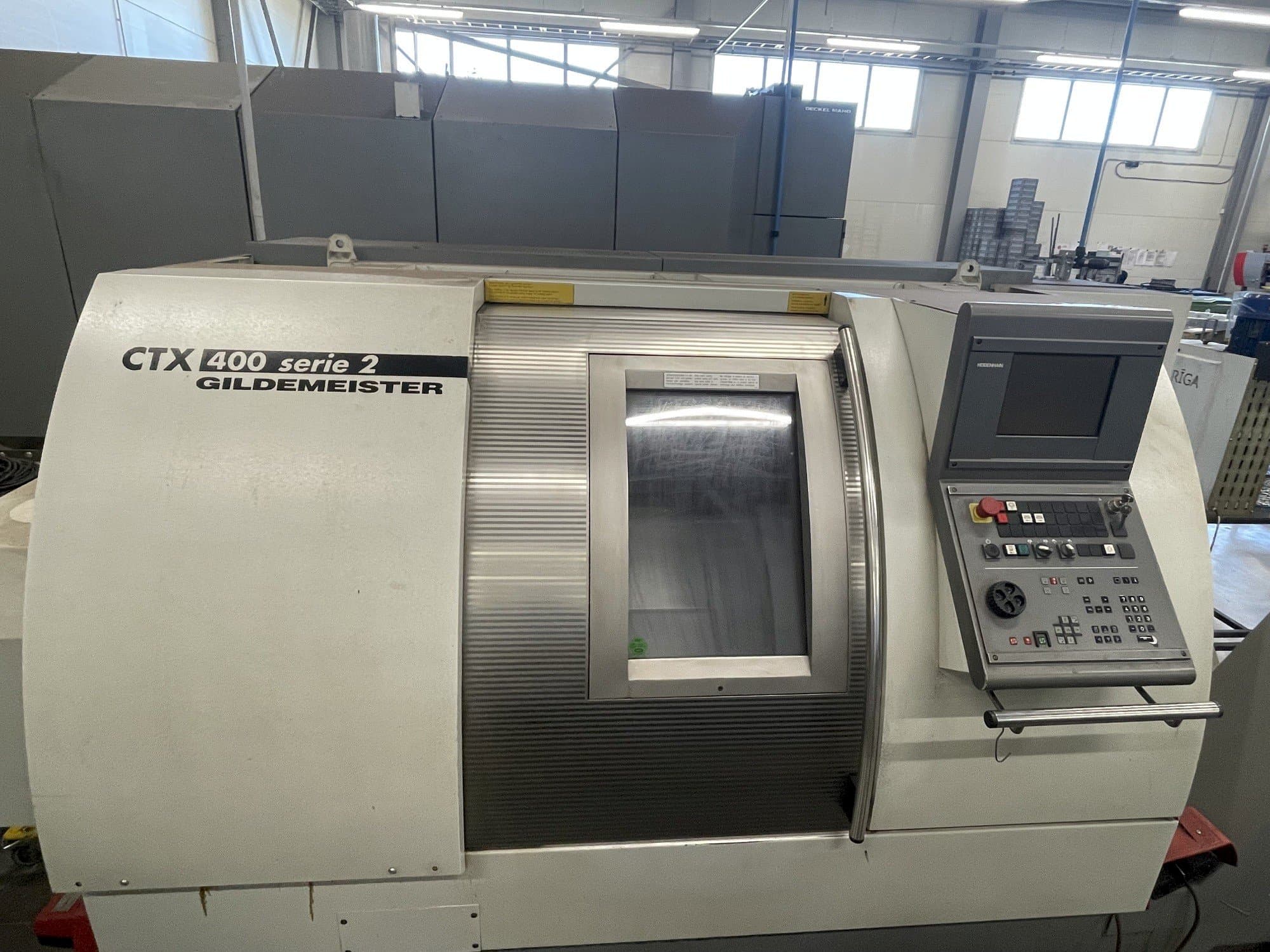 Вид станка Gildemeister CTX 400 S2 спереди