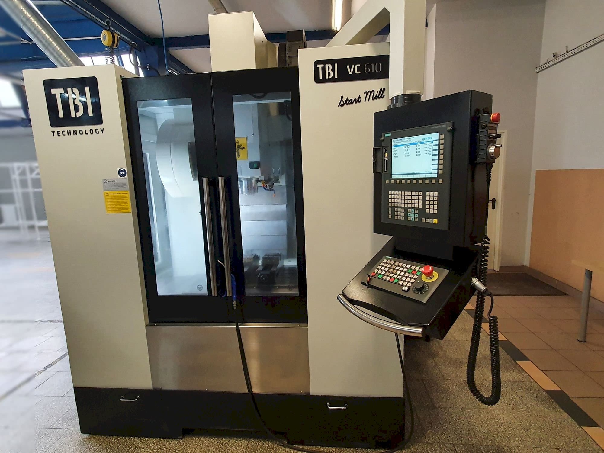 Вид станка TBI VC610 Start Mill спереди