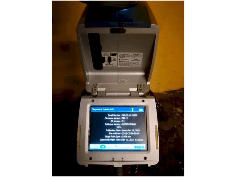 Вид станка Faro EDGE Measuring arm спереди