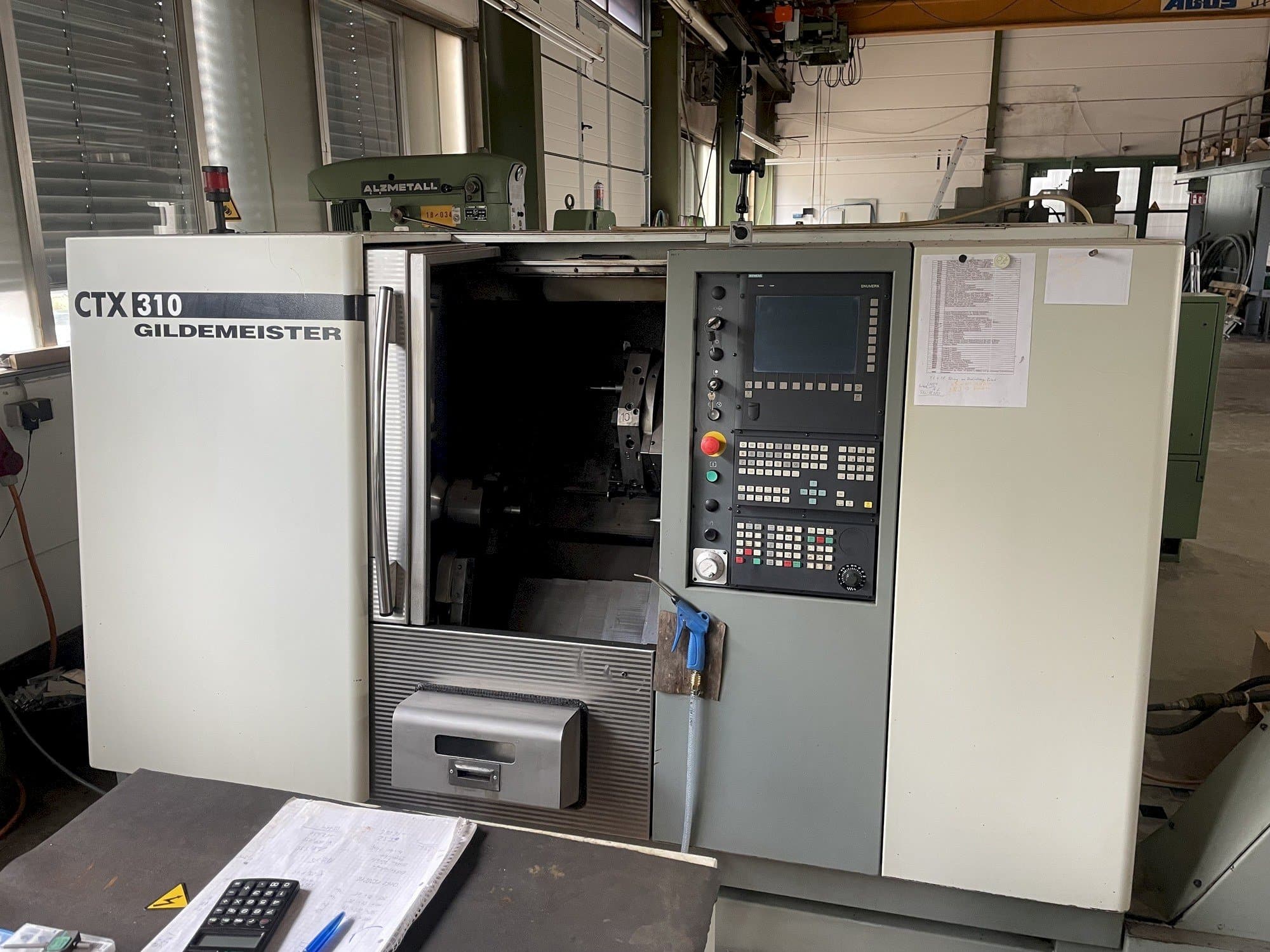 Вид станка Gildemeister CTX 310 спереди