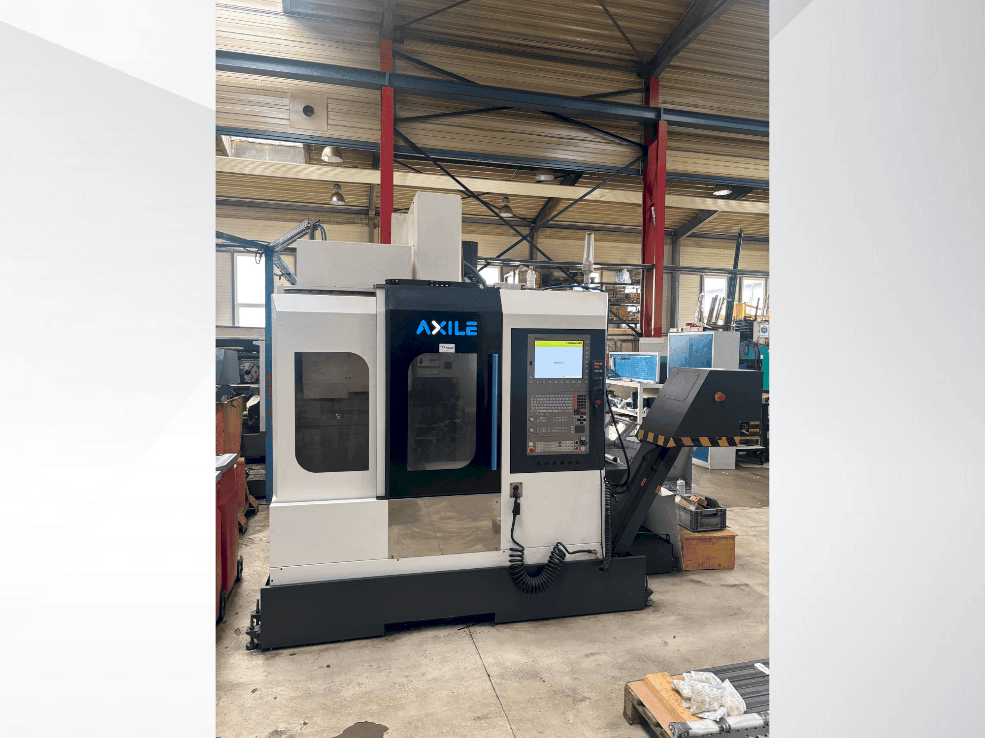 Вид станка AXILE V4 спереди