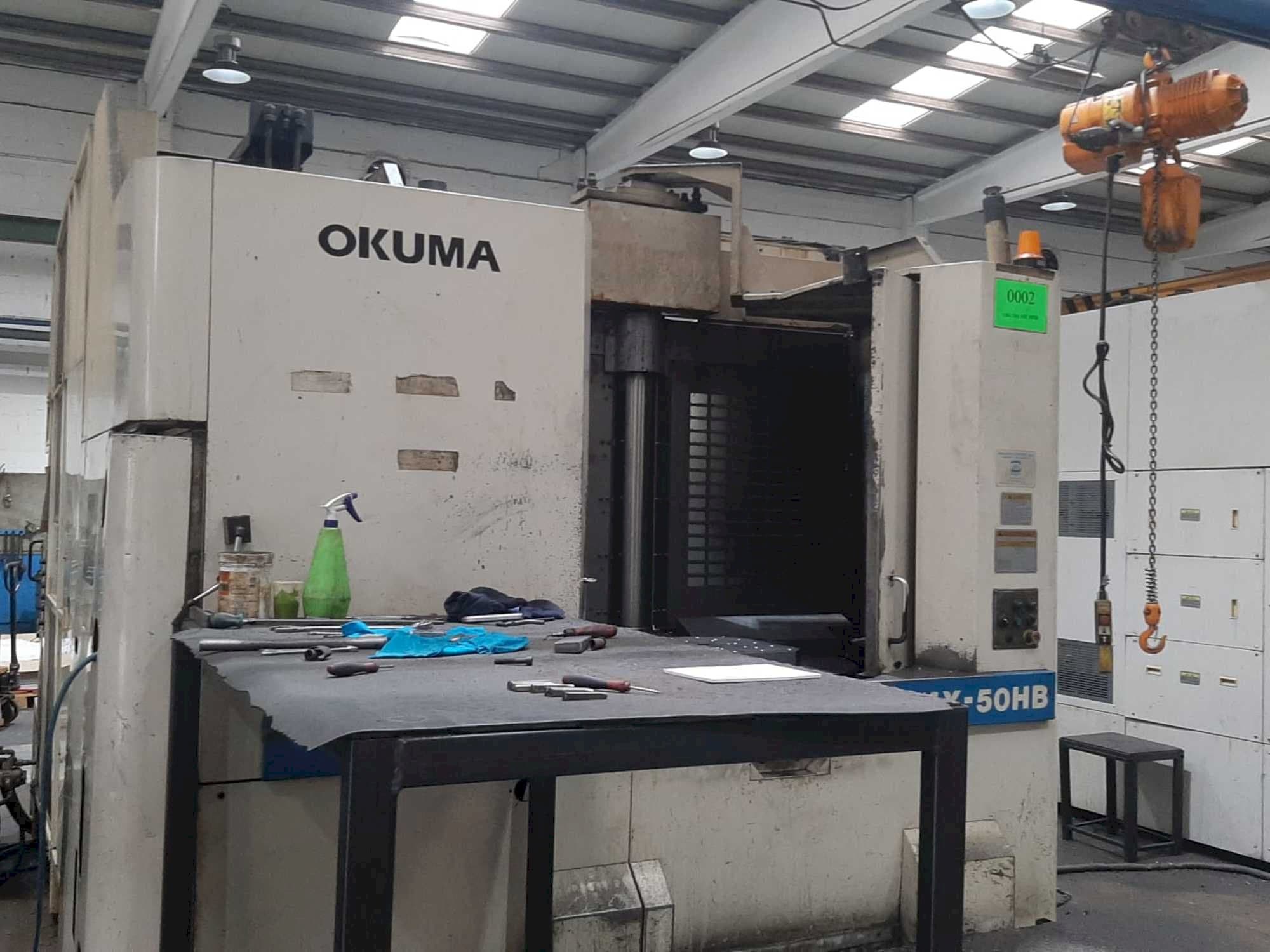 Вид станка Okuma MX-50HB спереди