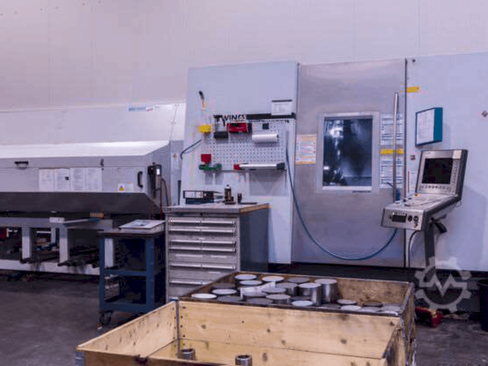 Вид станка DMG Gildemeister Twin 65 (2004) спереди