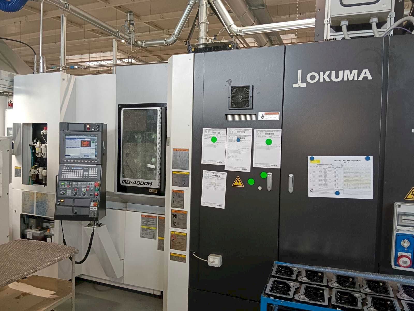Вид станка Okuma MB-4000H спереди