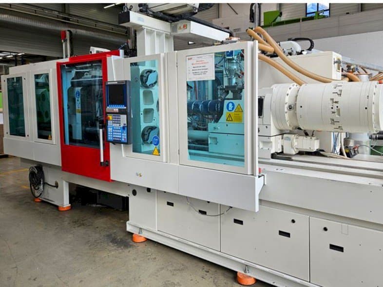 Вид станка Krauss Maffei EX 160 / 180 mit LRX 100 спереди