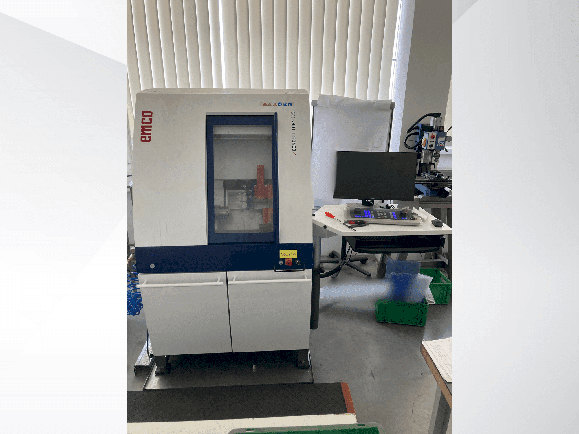Вид станка EMCO Concept Turn 105  спереди