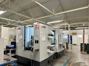 Вид станка HAAS EC-400 спереди