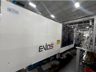 Вид станка Netstal EVOS 5500-2900 Speed спереди