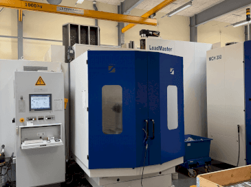 Вид станка HELLER MCH 300 + MCH 300 C + 22 pallet system спереди