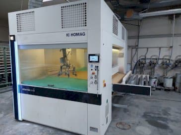 Вид станка HOMAG SPRAYTEQ S-100 спереди