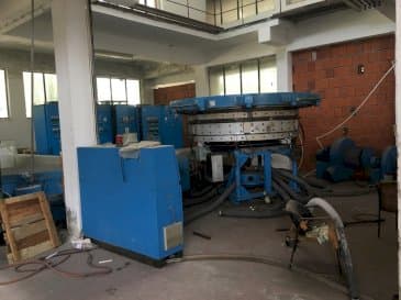 Вид станка BANDERA Blow Film Extruder спереди