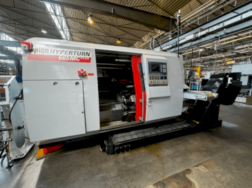 Вид станка EMCO HYPERTURN 665 MC PLUS спереди