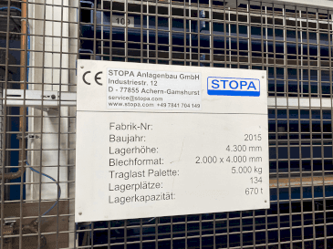 Вид станка TRUMPF STOPA LiftMasterCompact спереди