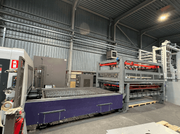 Вид станка Bystronic ByTrans 3015 Standard спереди