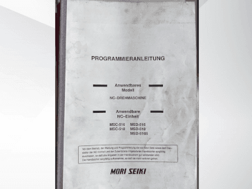 Вид станка MORI SEIKI SL-15MC спереди