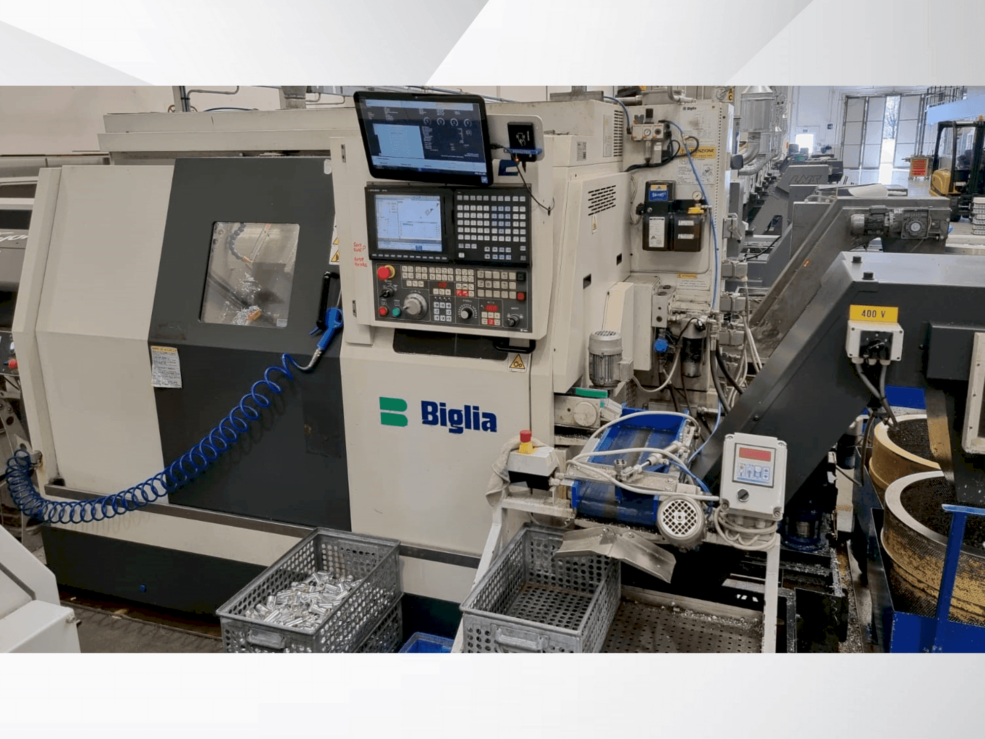 Вид станка Biglia B436 Y2 спереди