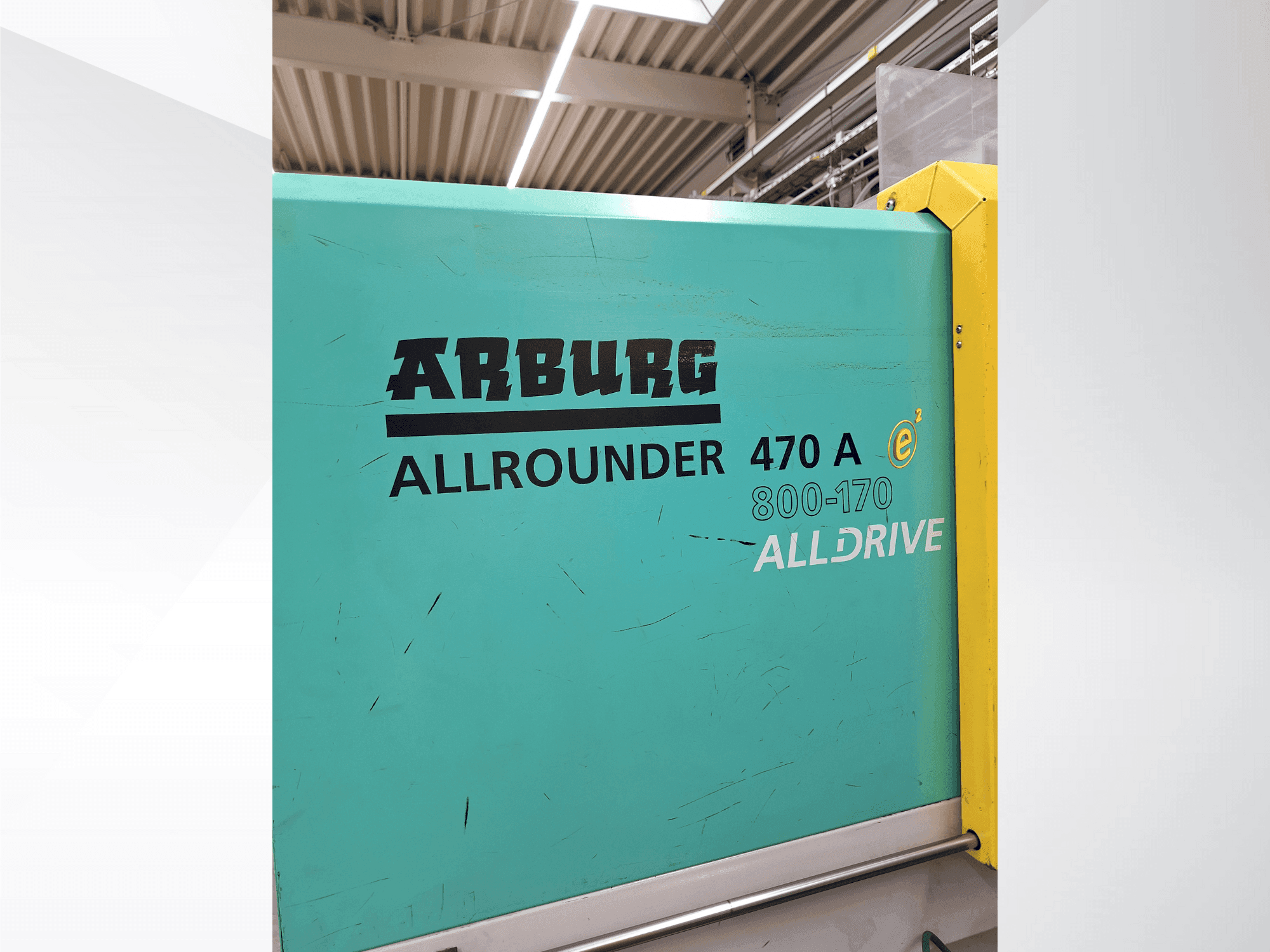 Вид станка Arburg 470 A 800-170 спереди