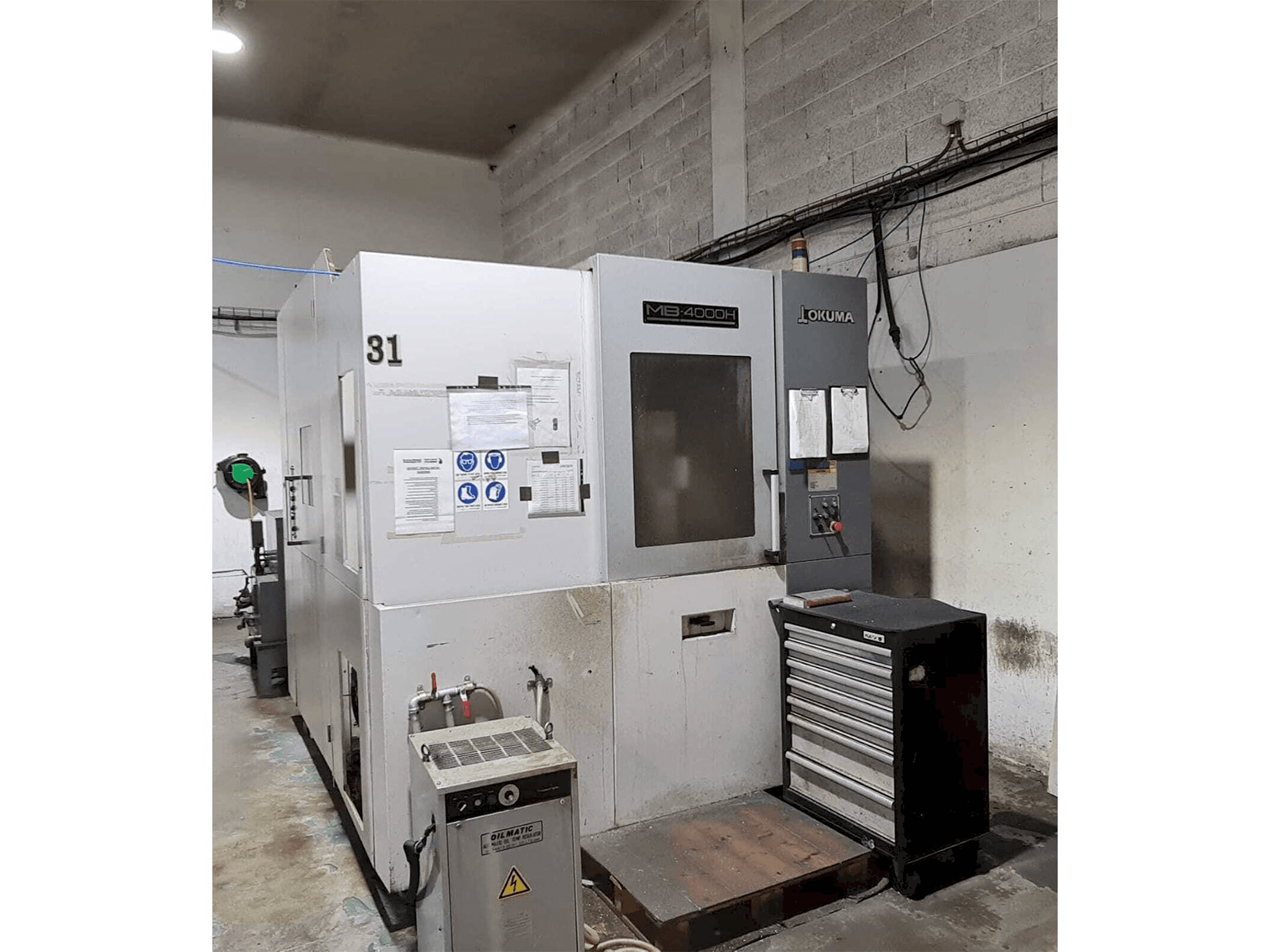 Вид станка Okuma MB-4000H спереди