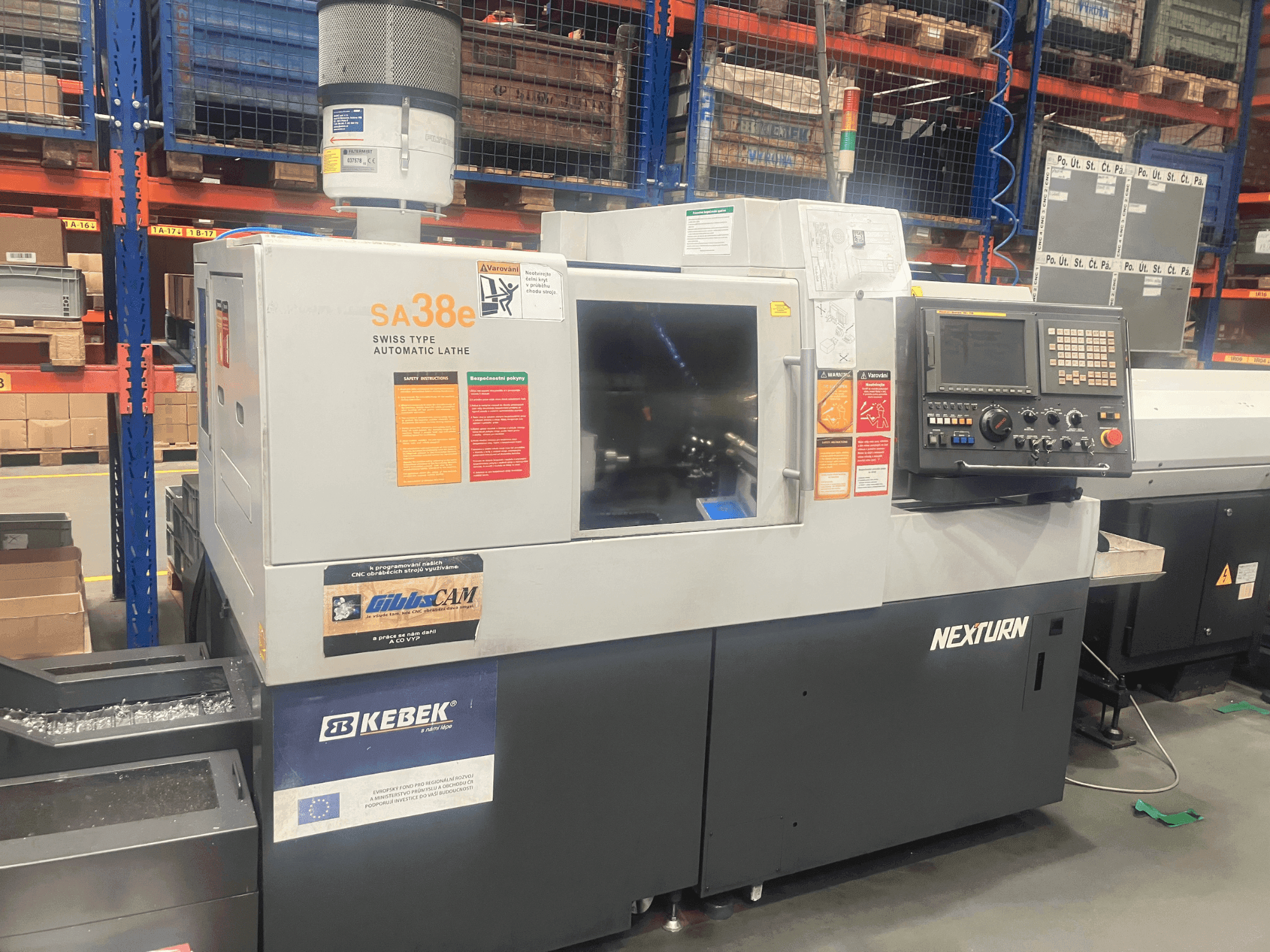 Вид станка Nexturn SA-38e спереди