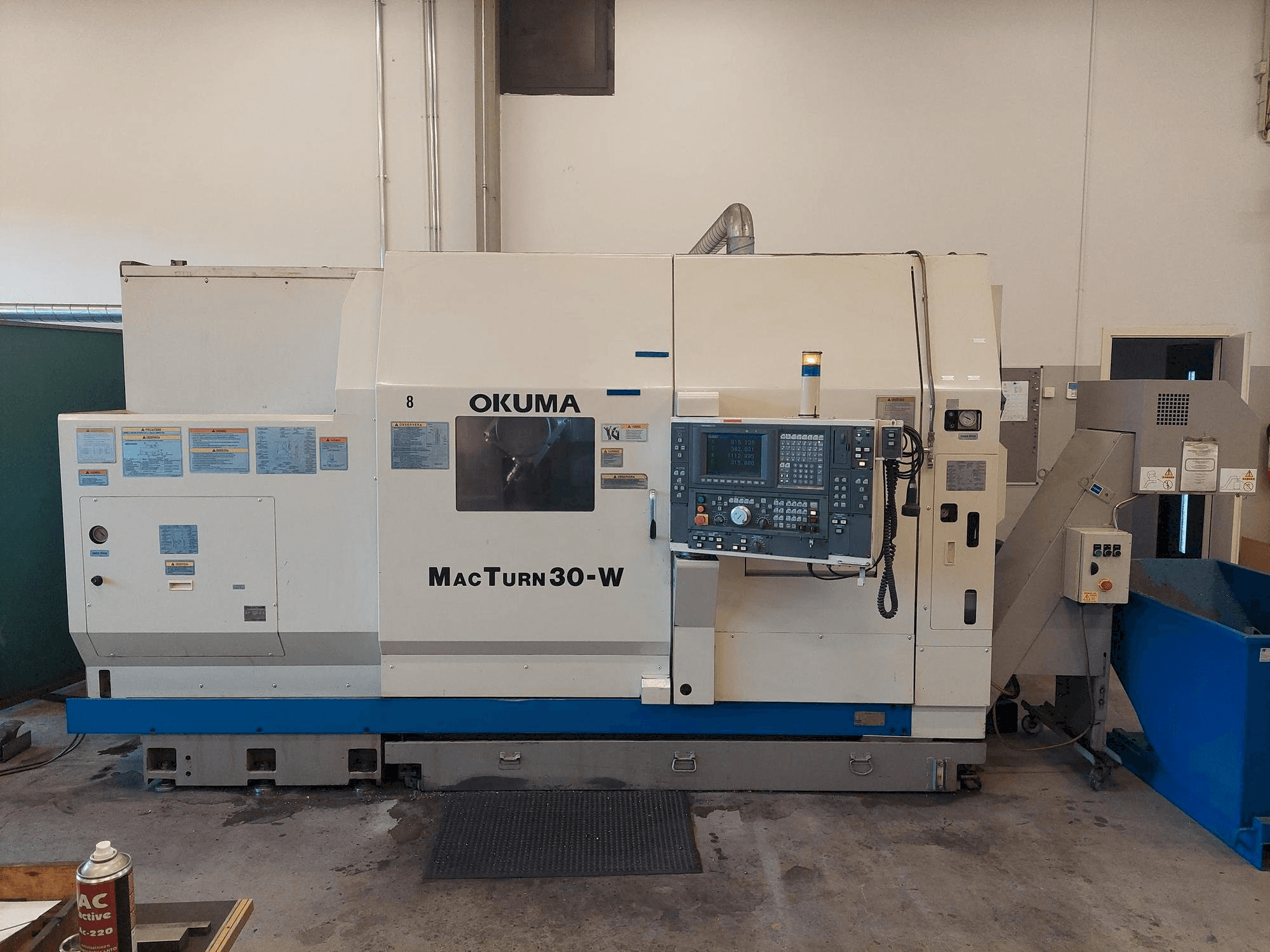 Вид станка Okuma Macturn 30 спереди