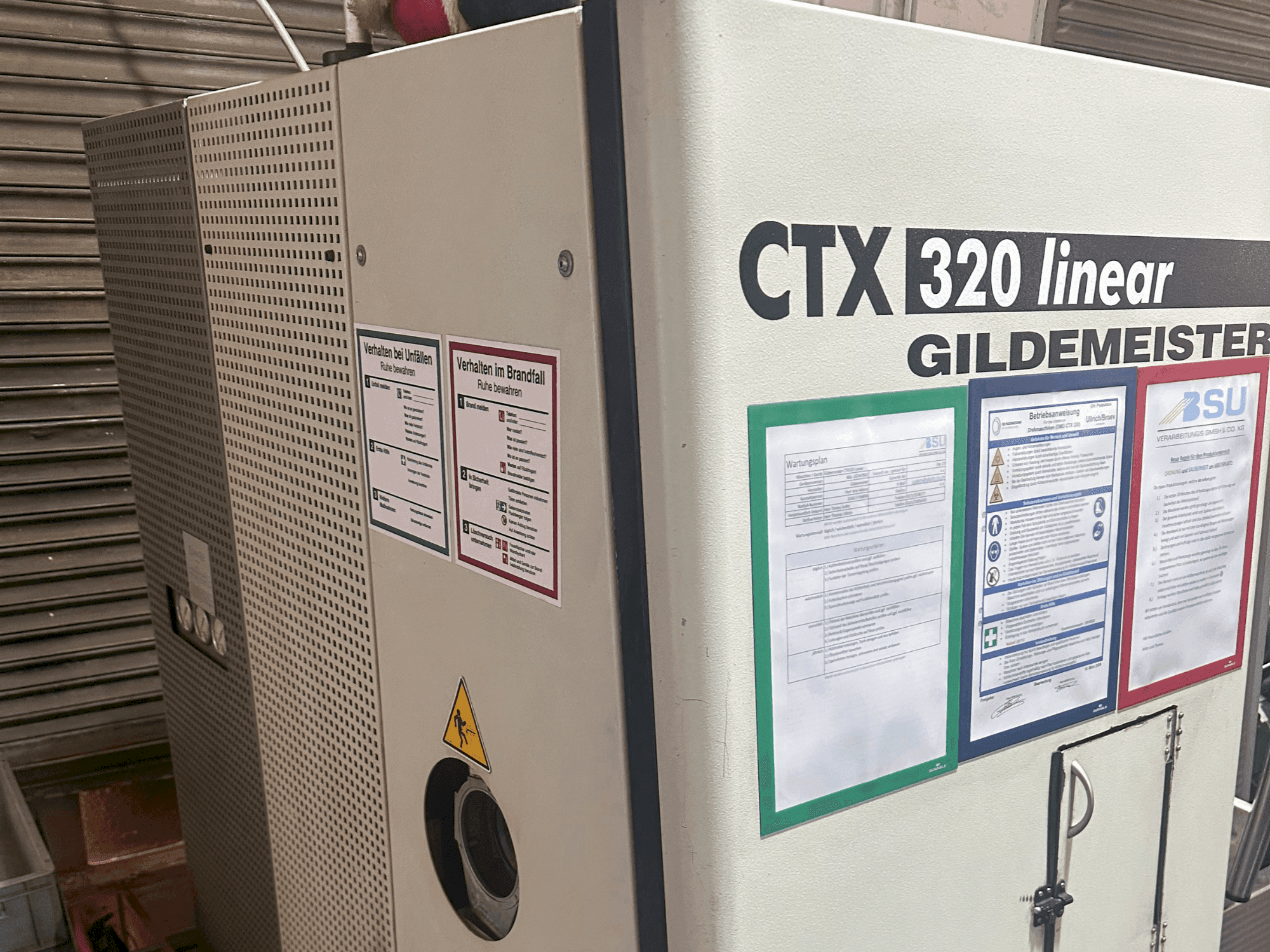 Вид станка DMG CTX 320 Linear V5 спереди