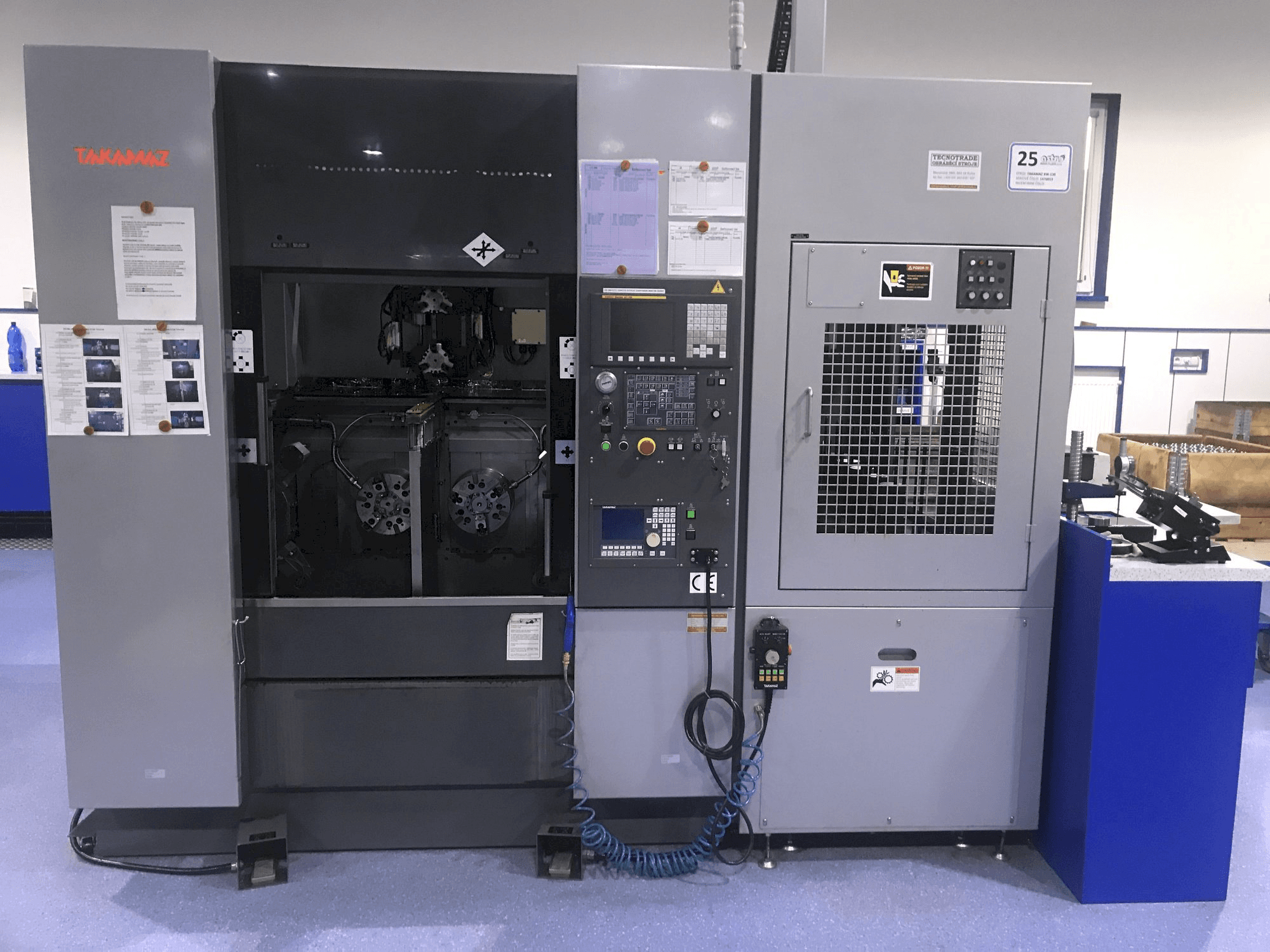 Front view of Takamaz XW-130 machine