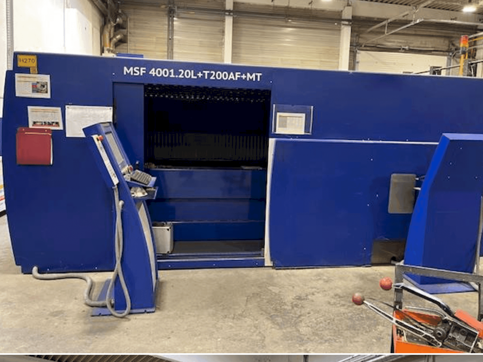 Вид станка MicroStep Fiber MSF 4001.20L спереди