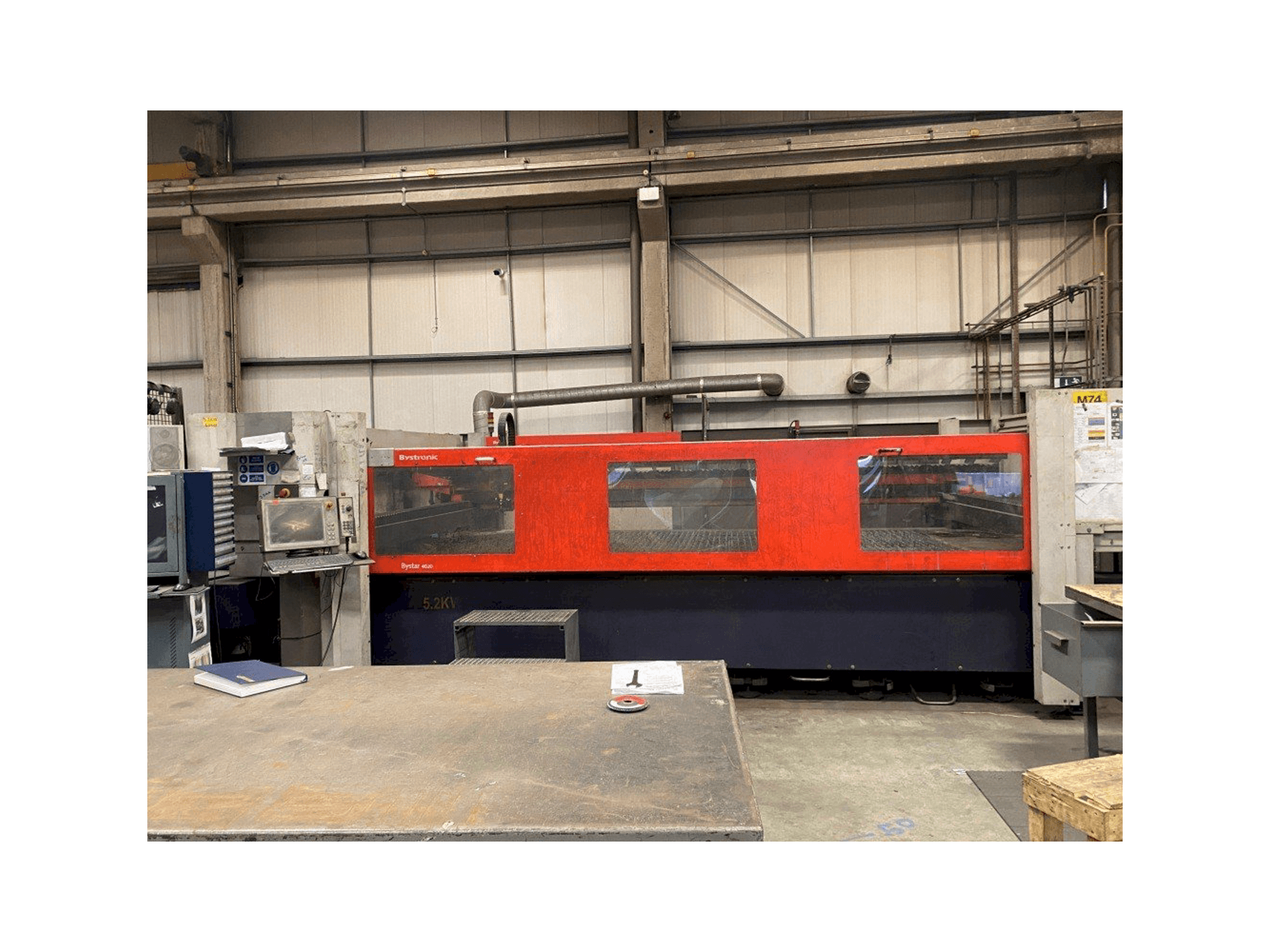 Вид станка Bystronic Bystar 4020 спереди