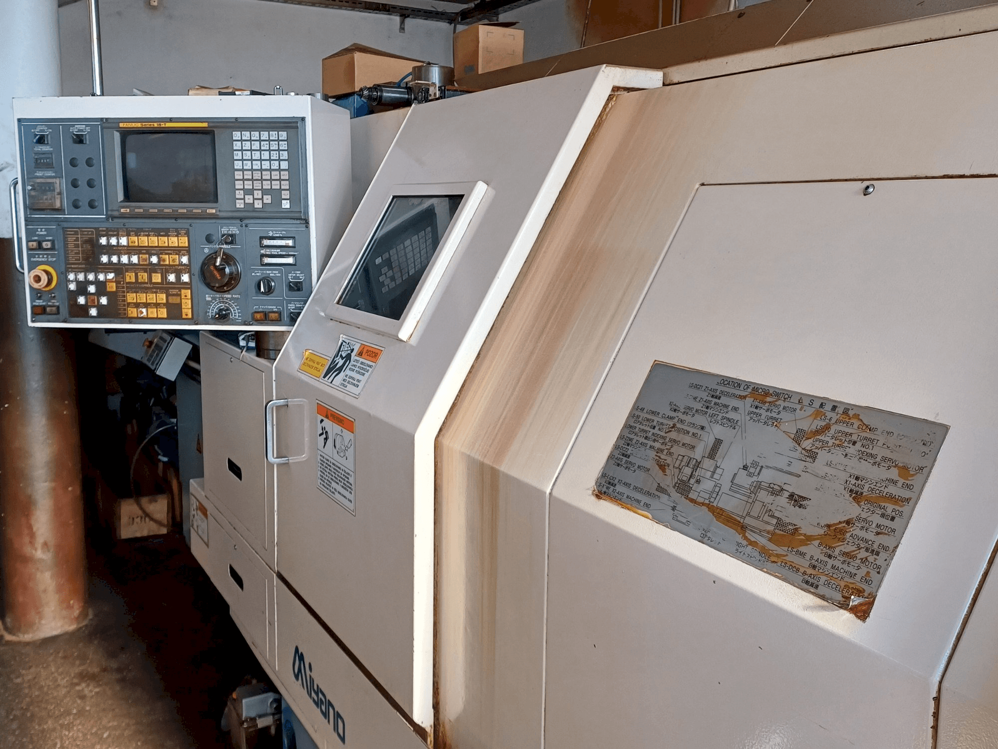 Вид станка Miyano BNE 51S спереди