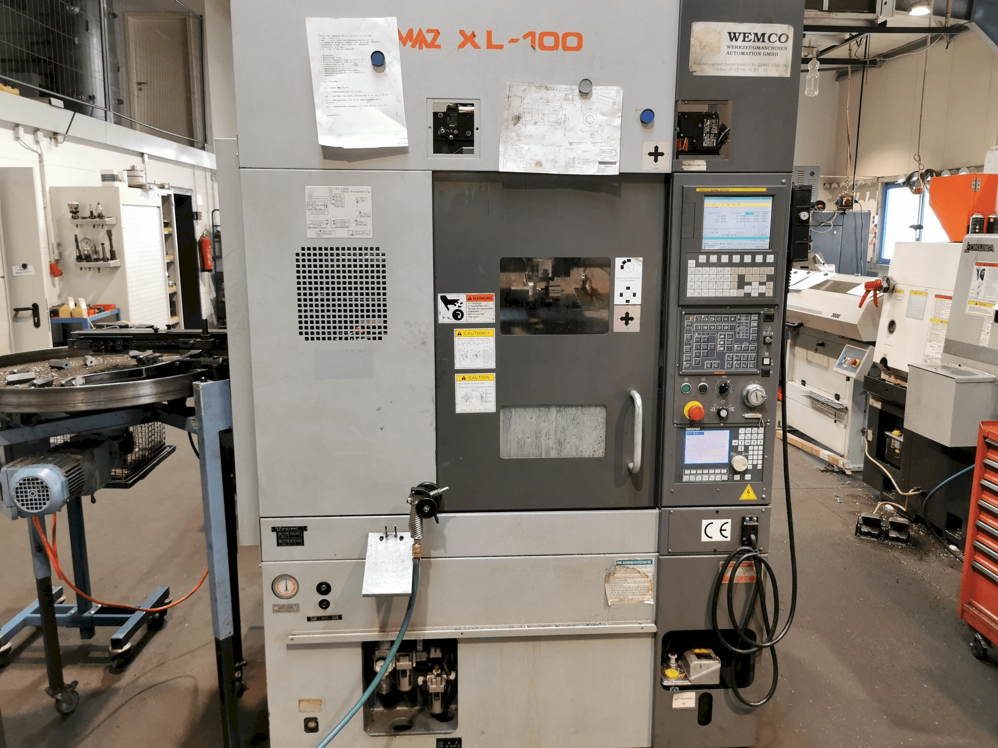 Вид станка Takamaz XL100 спереди