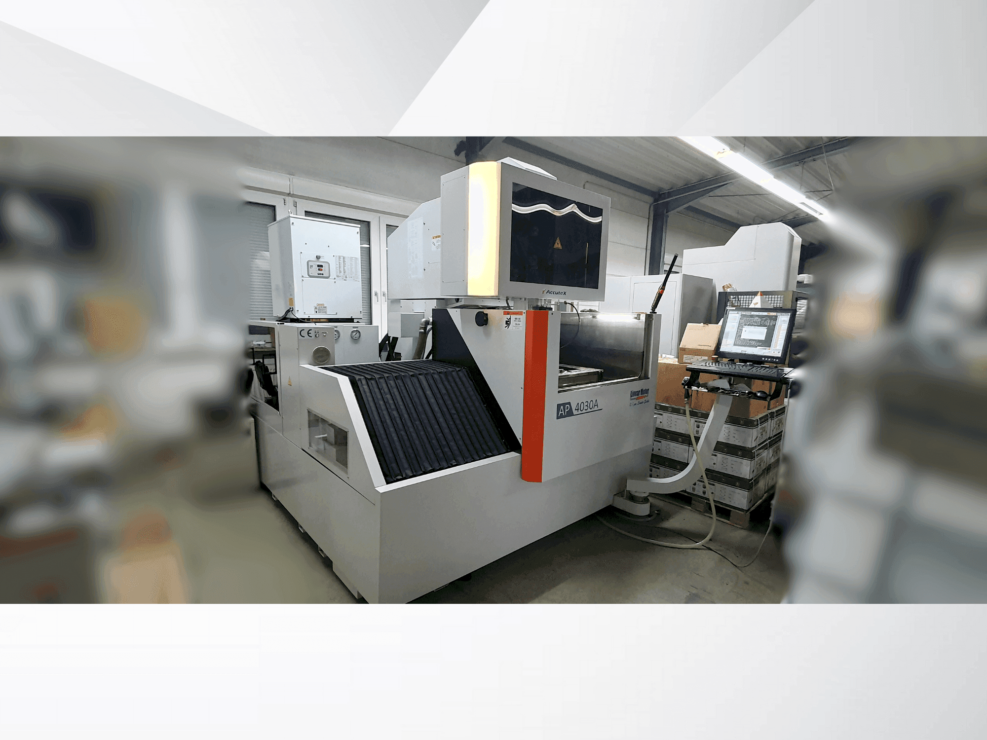 Вид станка AccuteX AP 4030A спереди