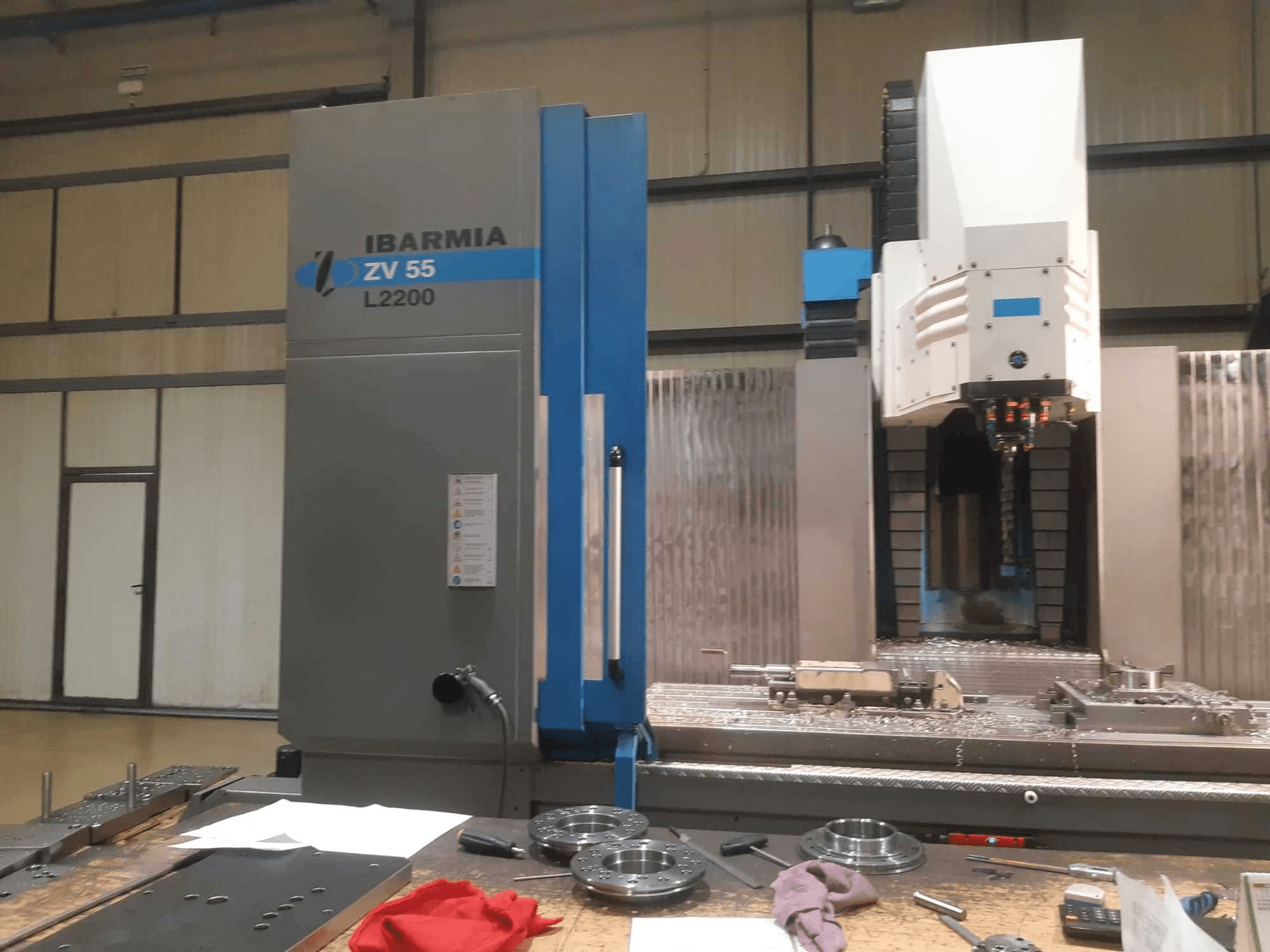 Вид станка IBARMIA ZV55 L2200 спереди