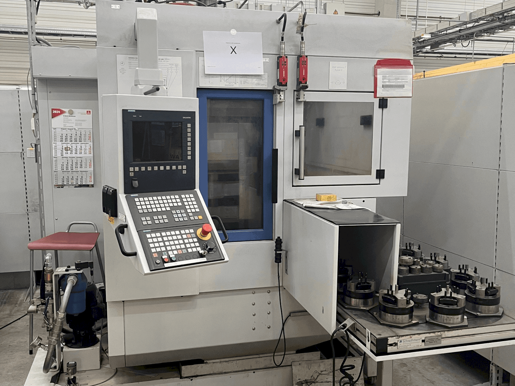 Вид станка Scherer - Feinbau VDZ 100L спереди