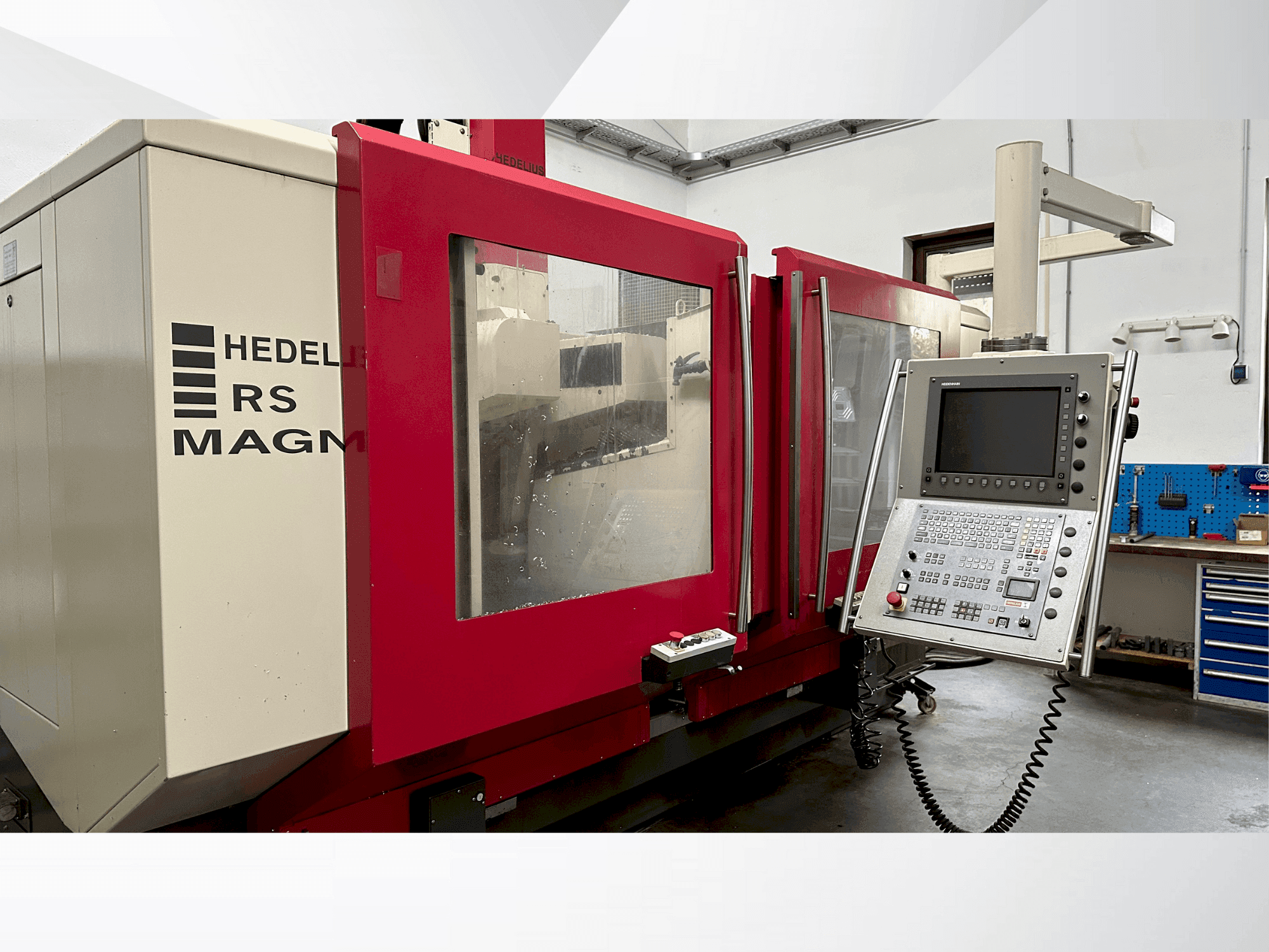 Вид станка HEDELIUS RS60KM-2000 спереди