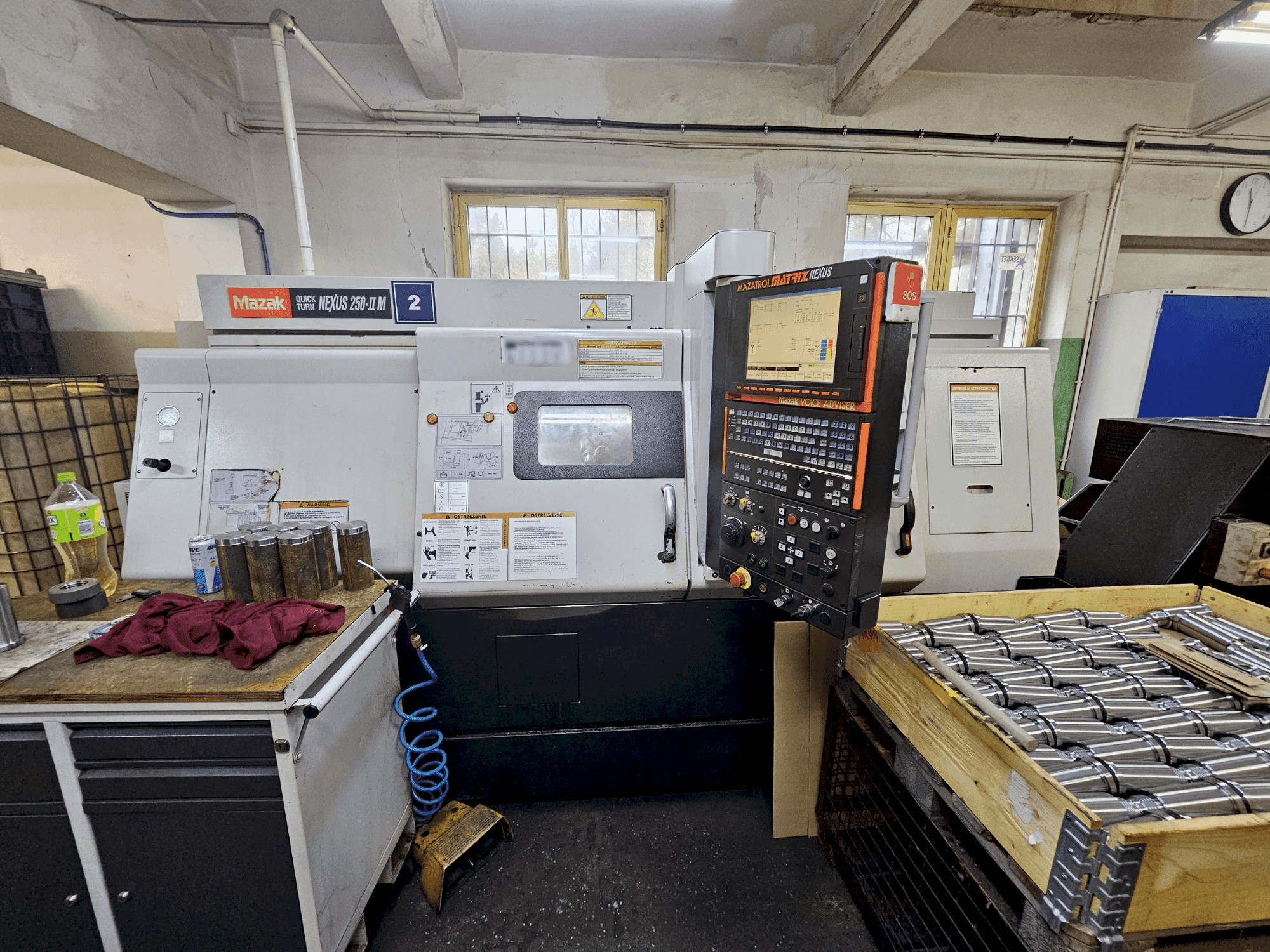Вид станка Mazak QUICKTURN NEXUS 250-II M спереди