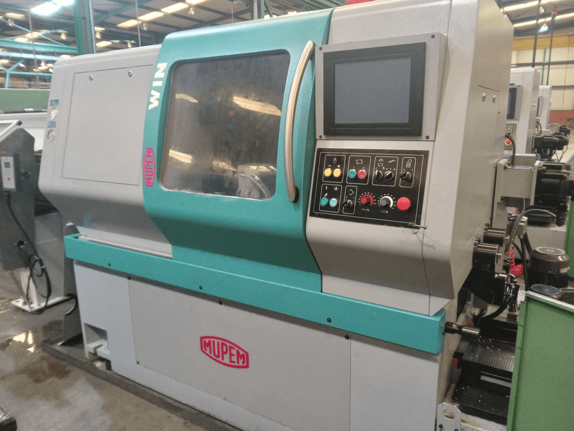 Вид станка MUPEM TWIN 6500 спереди