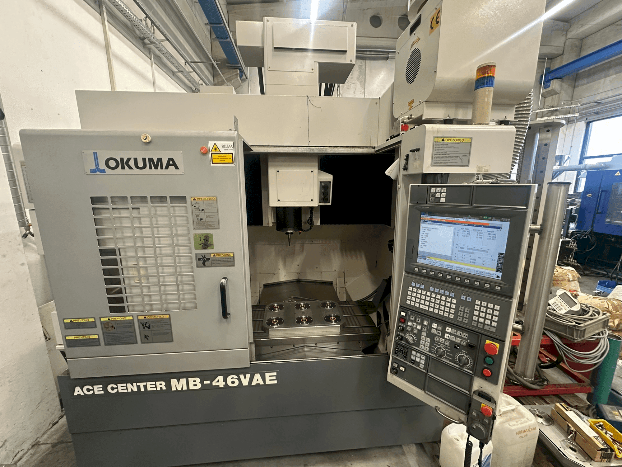 Вид станка Okuma MA-46 VAE спереди