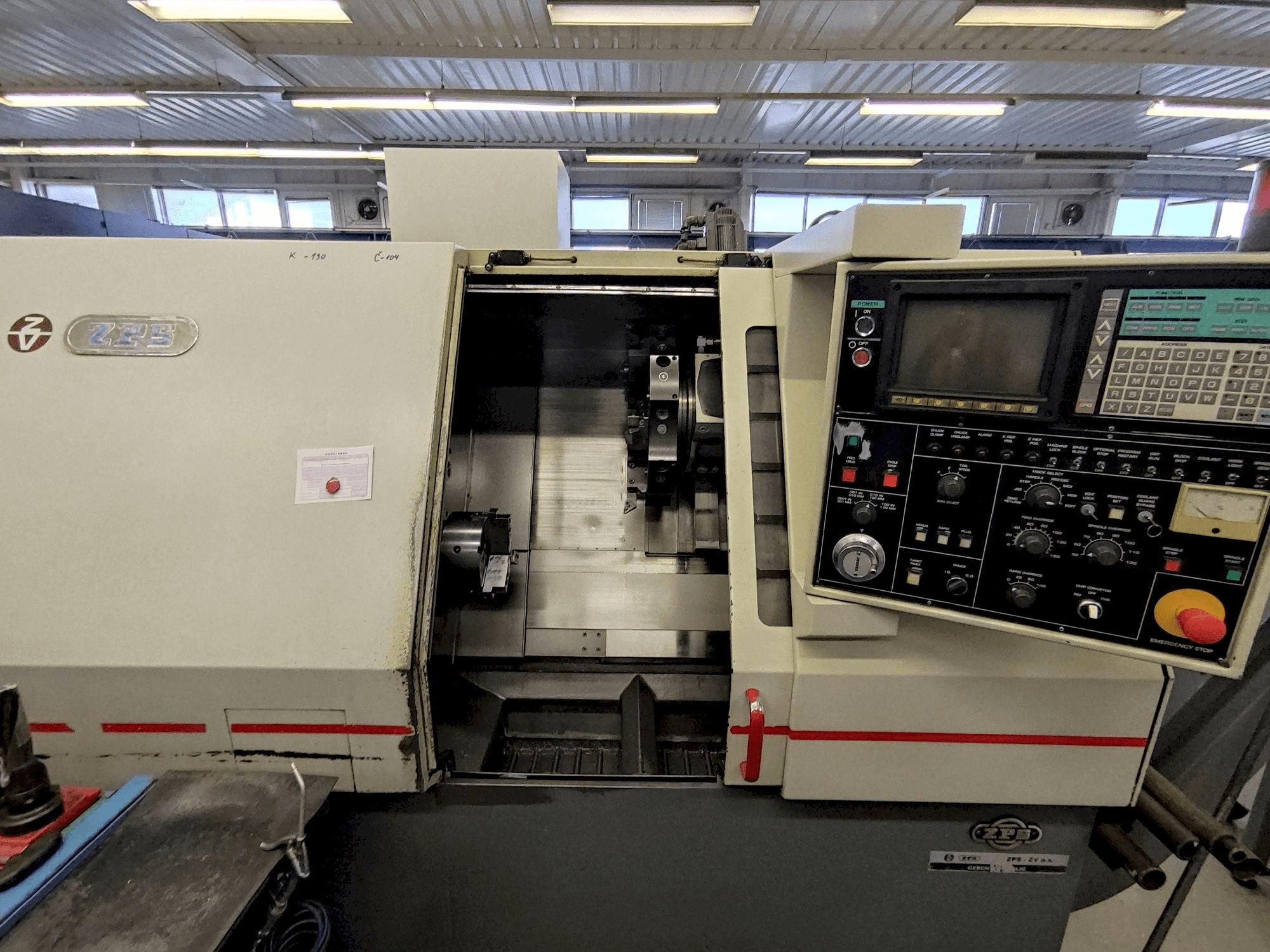 Вид станка ZPS S-50 (TC-615) спереди